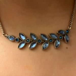 Stunning  Swarovski Beautiful Blue crystals with matching Earrings